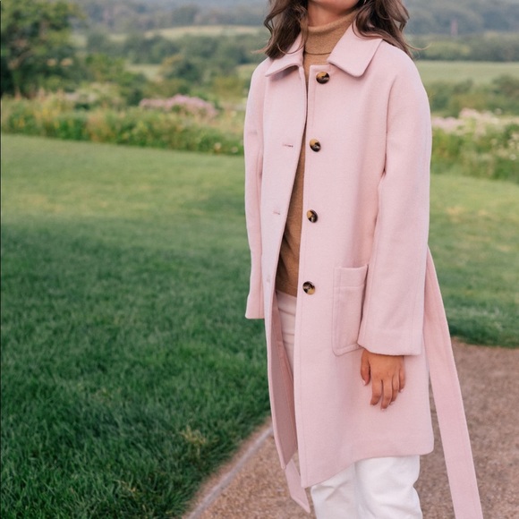 Gal Meets Glam Jackets & Blazers - Gal Meets Glam Hadley Belted Wool Coat